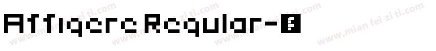 Affigere Regular字体转换